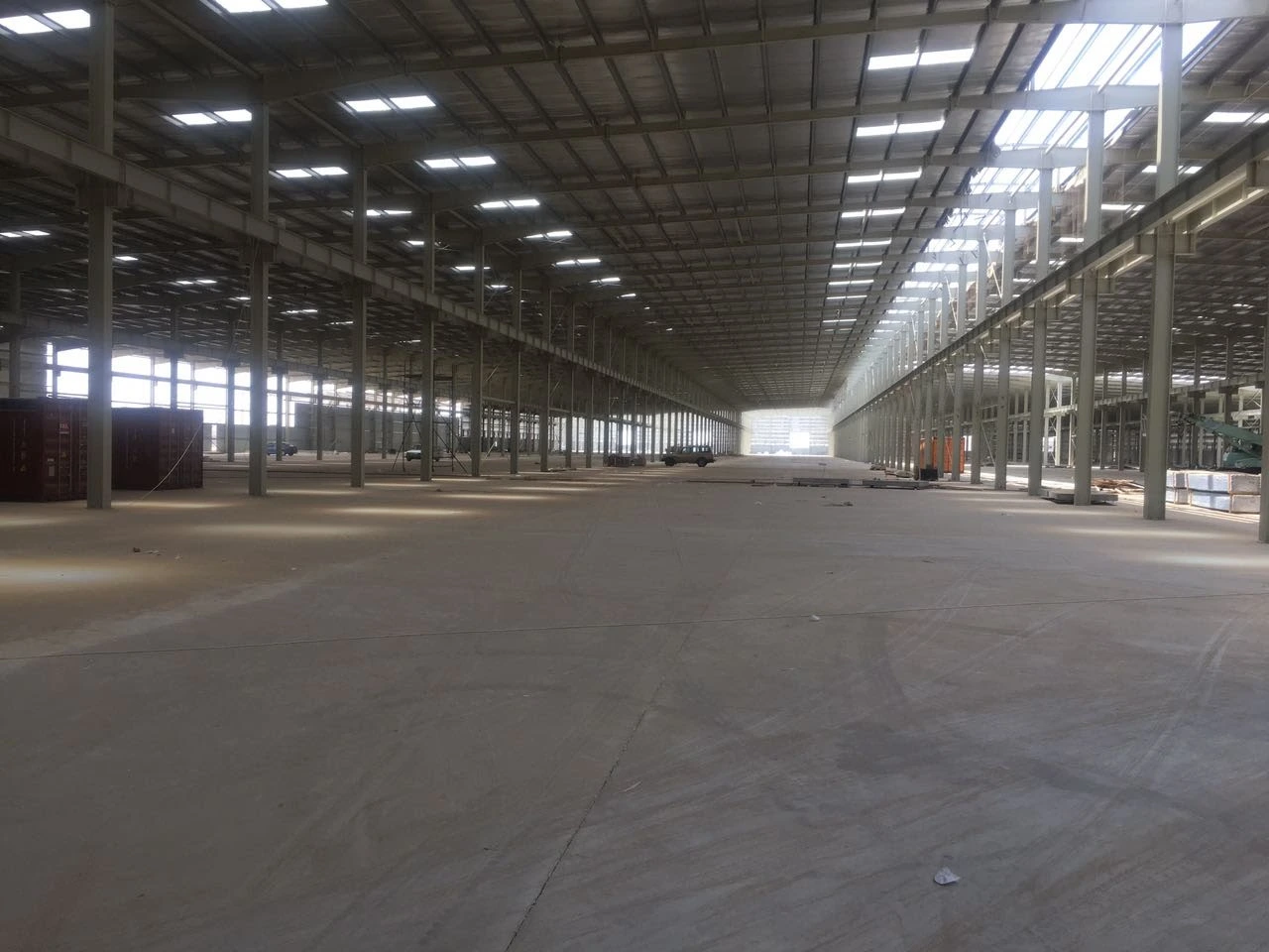 Industrial factory floor